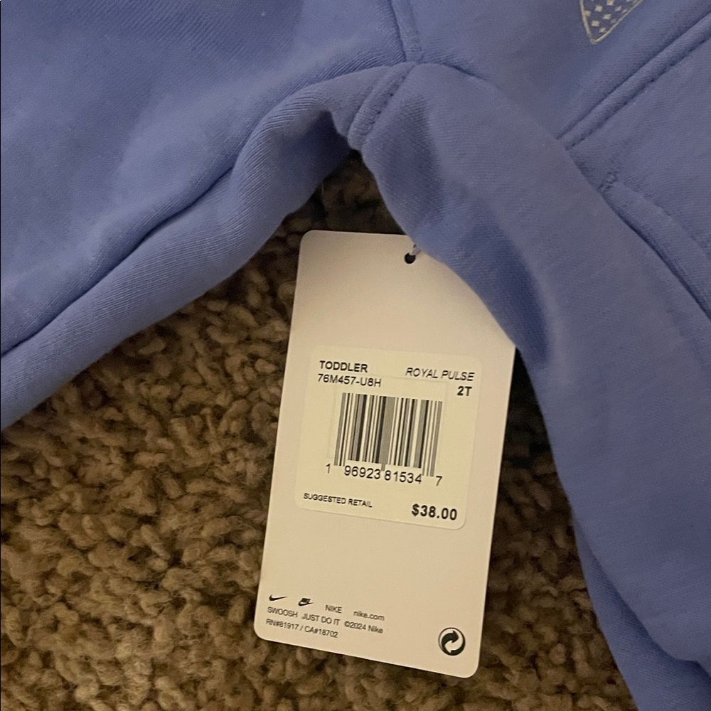Nike Kids Blue Hoodie and Joggers Set - Picture 4 of 5